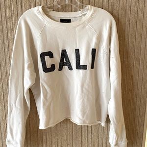 California crop sweatshirt